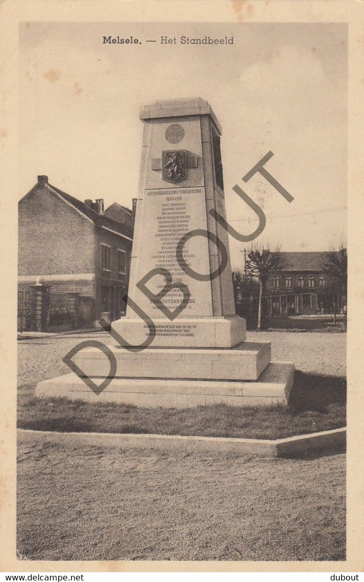 Postkaarte/Carte Postale - MELSELE - Standbeeld (C2844) - Beveren-Waas