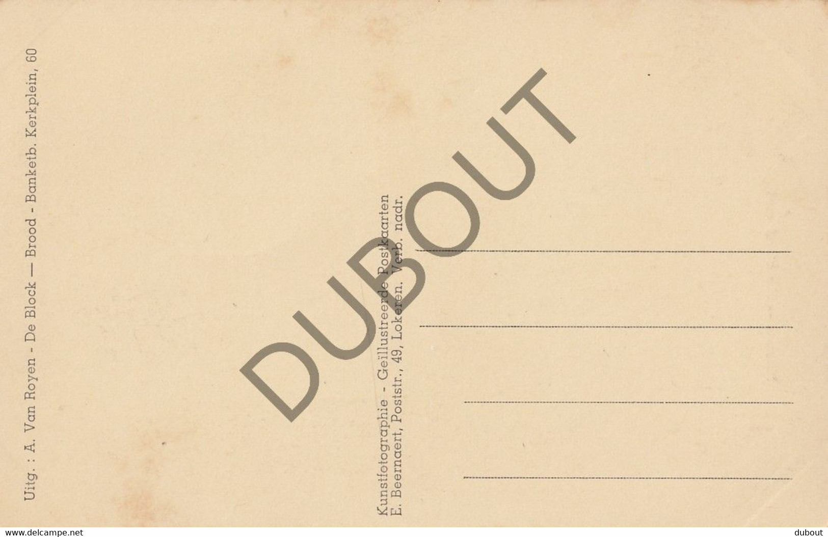 Postkaarte/Carte Postale - MELSELE - Standbeeld (C2844) - Beveren-Waas