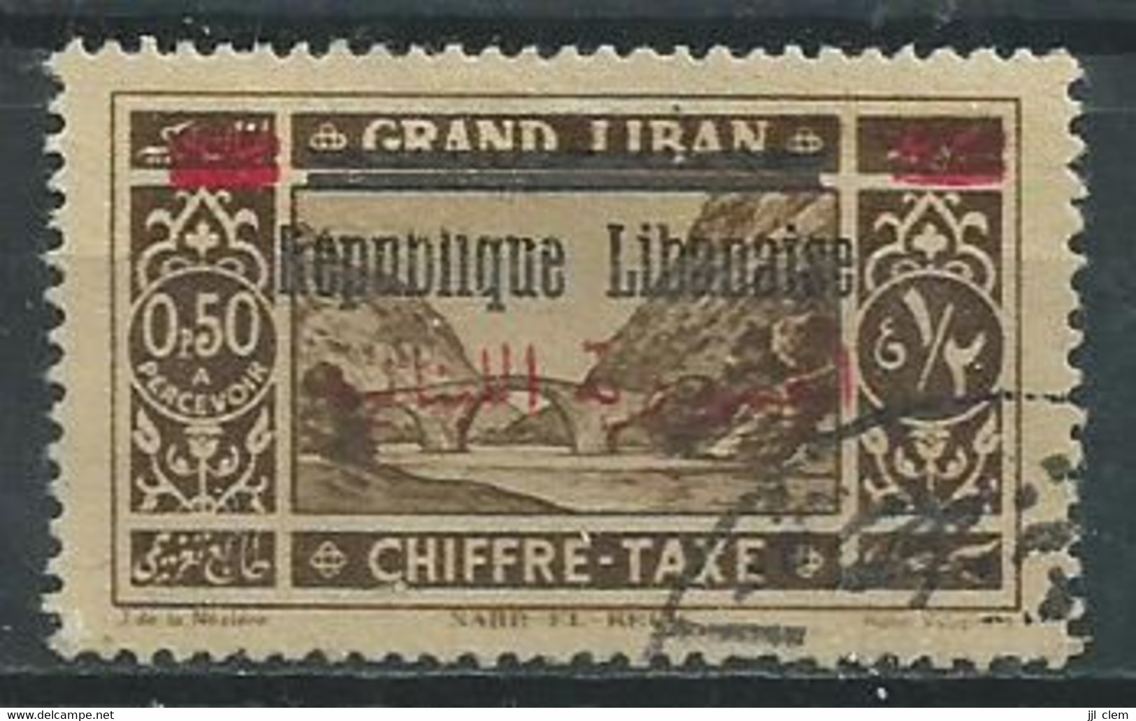 Grand Liban Taxe N° 21  Obl. - Postage Due