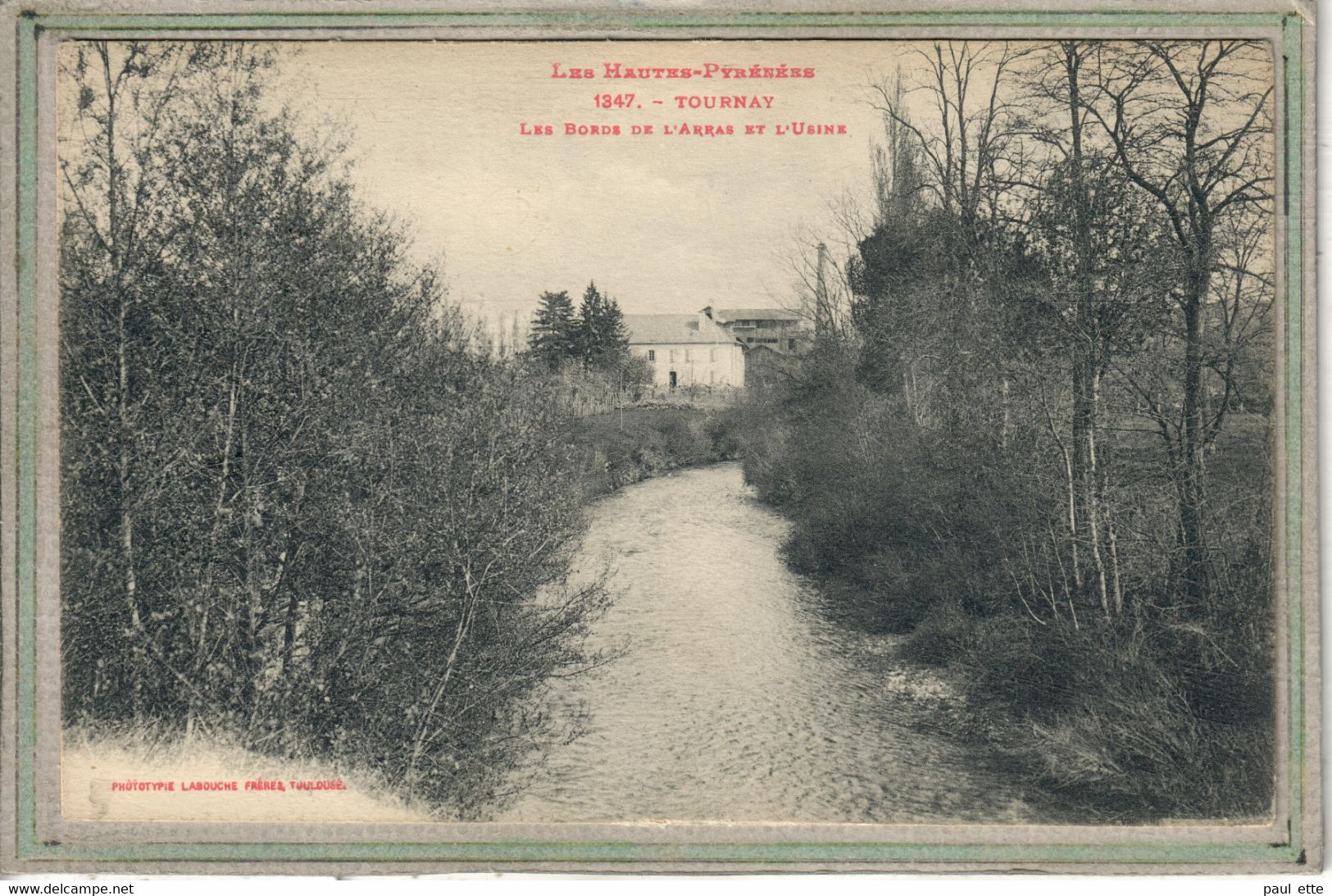 CPA - (65) TOURNAY - Aspect De L'Usine Et Des Bords De L'Arras En 1923 - Tournay