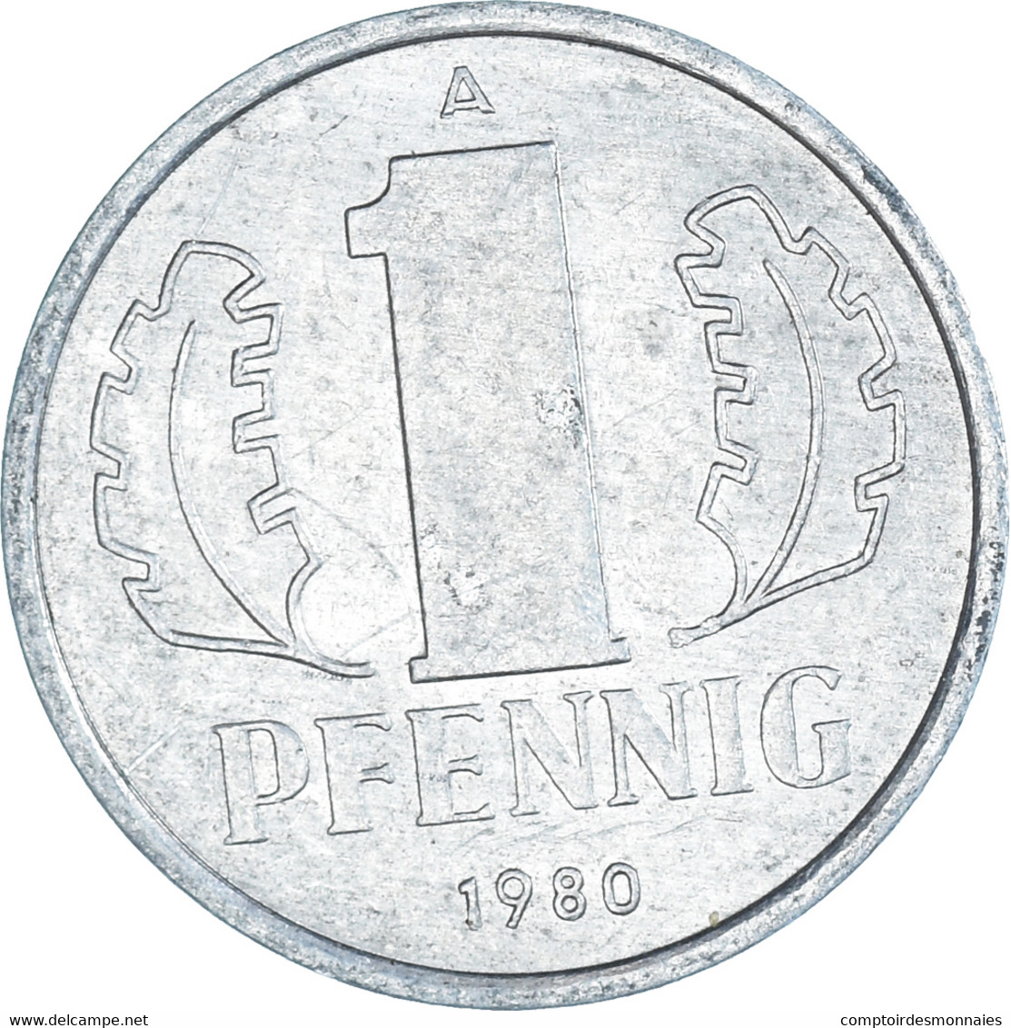 Monnaie, République Démocratique Allemande, Pfennig, 1980 - 1 Pfennig