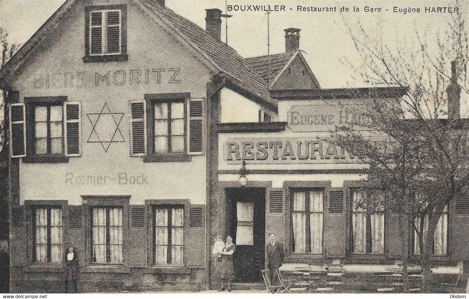 CPA 67 - BOUXWILLER - Restaurant De La Gare - Eugène Harter - Bouxwiller