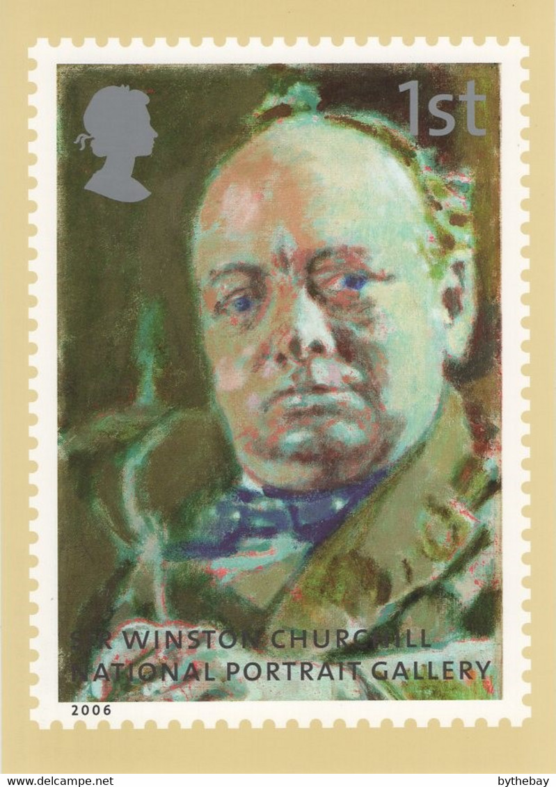 Great Britain 2006 PHQ Card Sc 2384 1st Sir Winston Churchill - Cartes PHQ