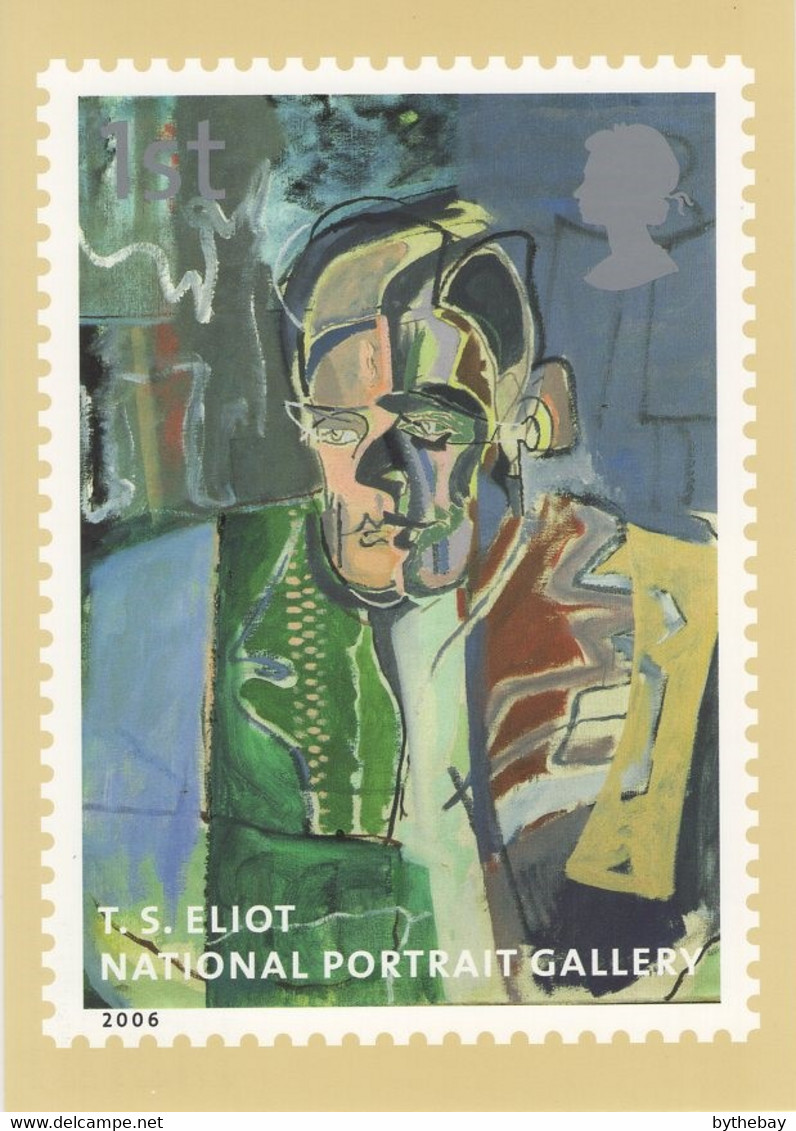 Great Britain 2006 PHQ Card Sc 2386 1st T.S. Eliot - Cartes PHQ