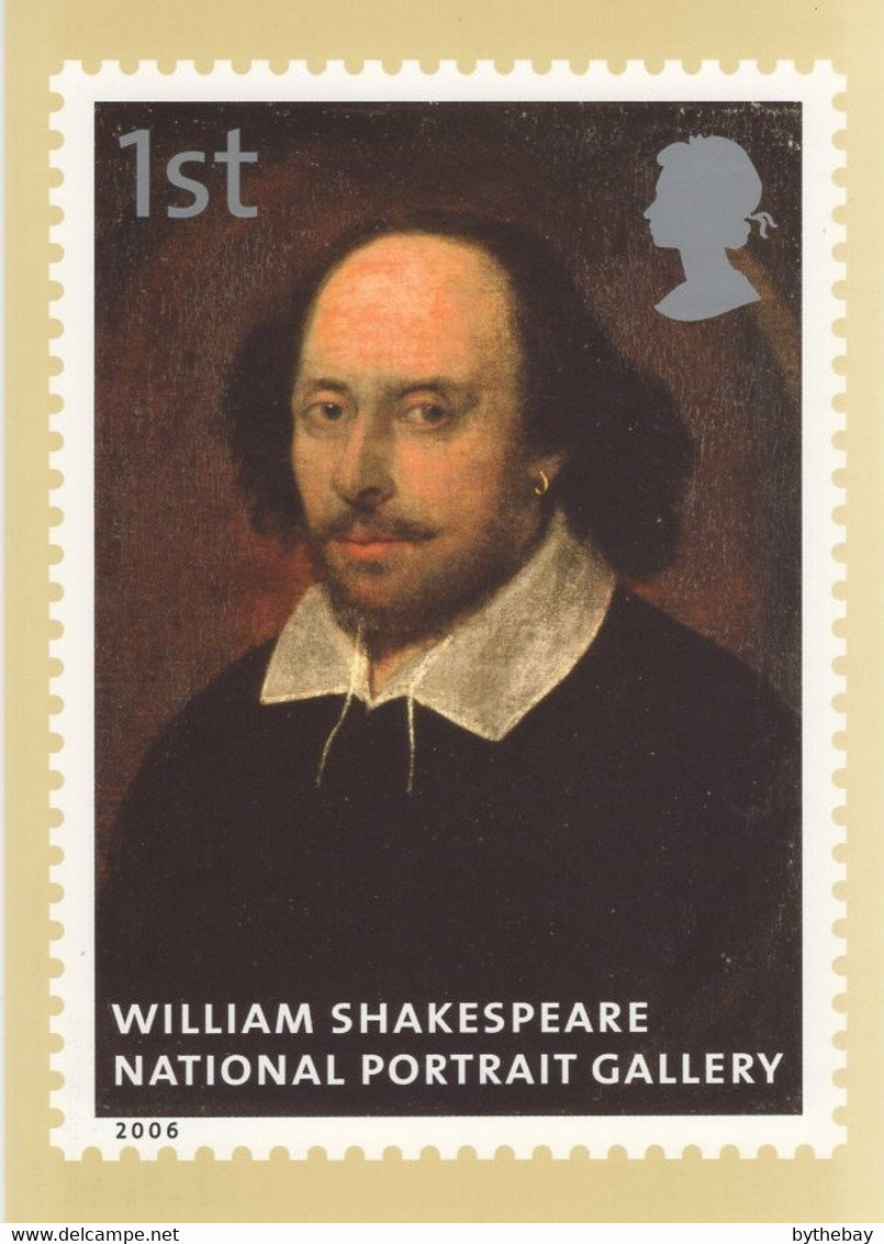 Great Britain 2006 PHQ Card Sc 2391 1st William Shakespeare - PHQ Cards