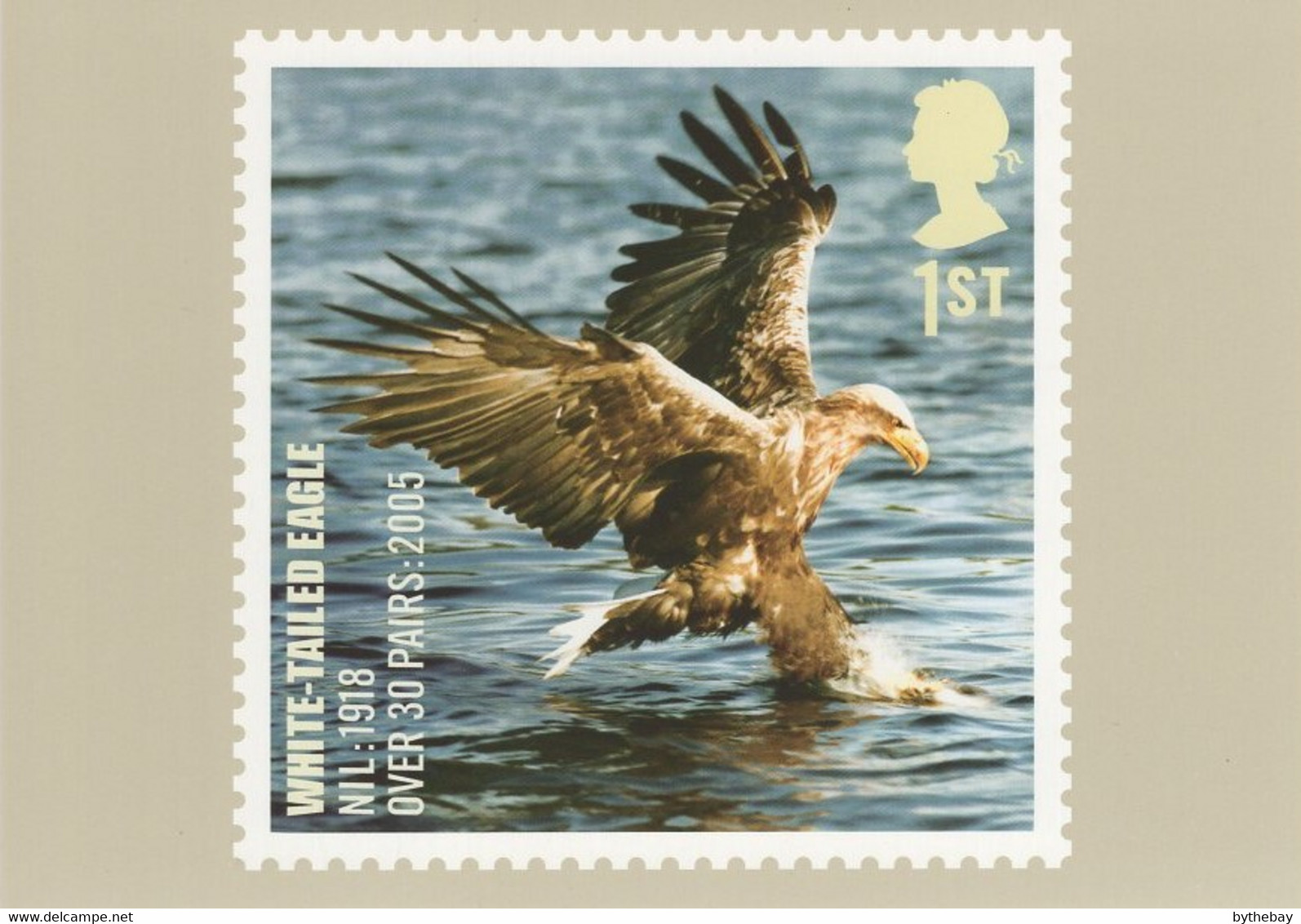 Great Britain 2007 PHQ Card Sc 2498 1st White-tailed Eagle - PHQ Karten