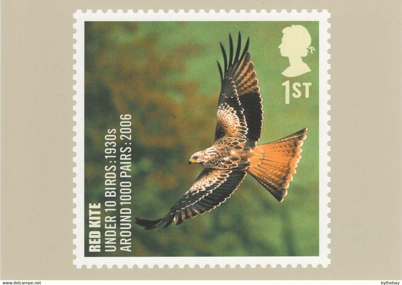 Great Britain 2007 PHQ Card Sc 2500 1st Red Kite - Tarjetas PHQ