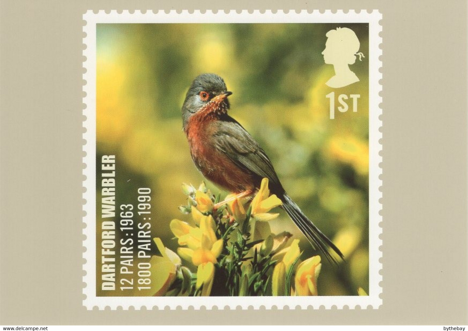Great Britain 2007 PHQ Card Sc 2505 1st Dartford Warbler - PHQ Cards