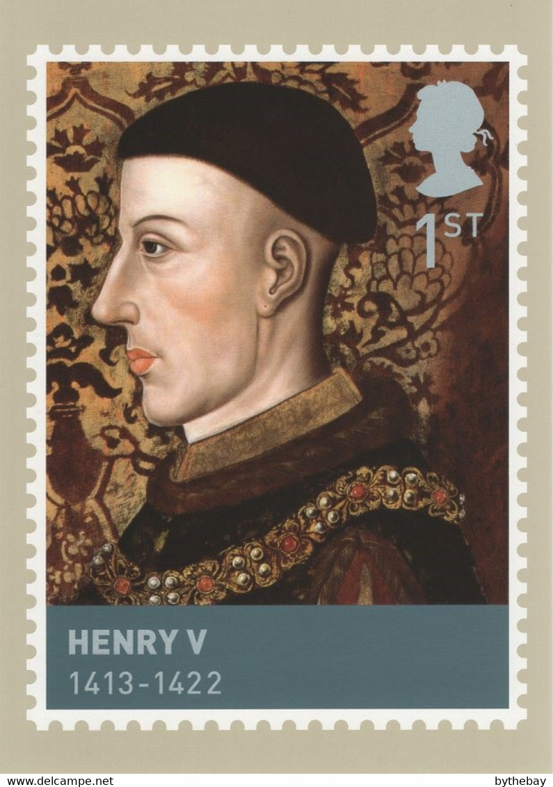 Great Britain 2008 PHQ Card Sc 2550 1st Henry V - Carte PHQ