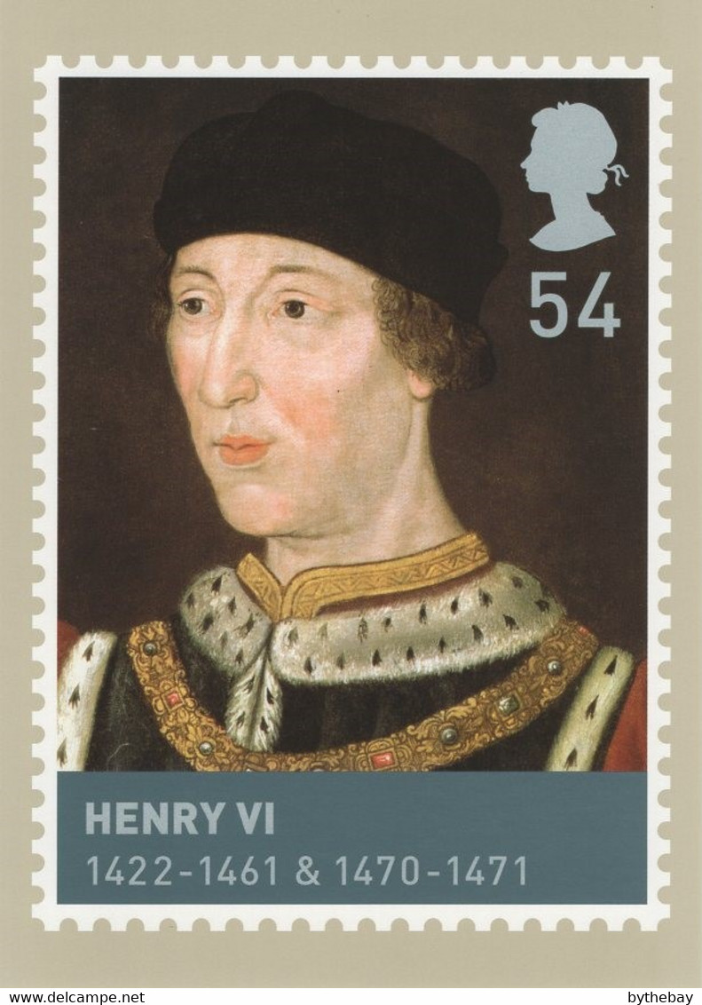 Great Britain 2008 PHQ Card Sc 2551 54p Henry VI - Carte PHQ