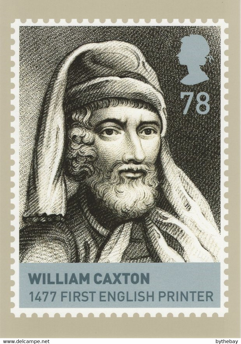 Great Britain 2008 PHQ Card Sc 2555d 78p William Caxton - Carte PHQ