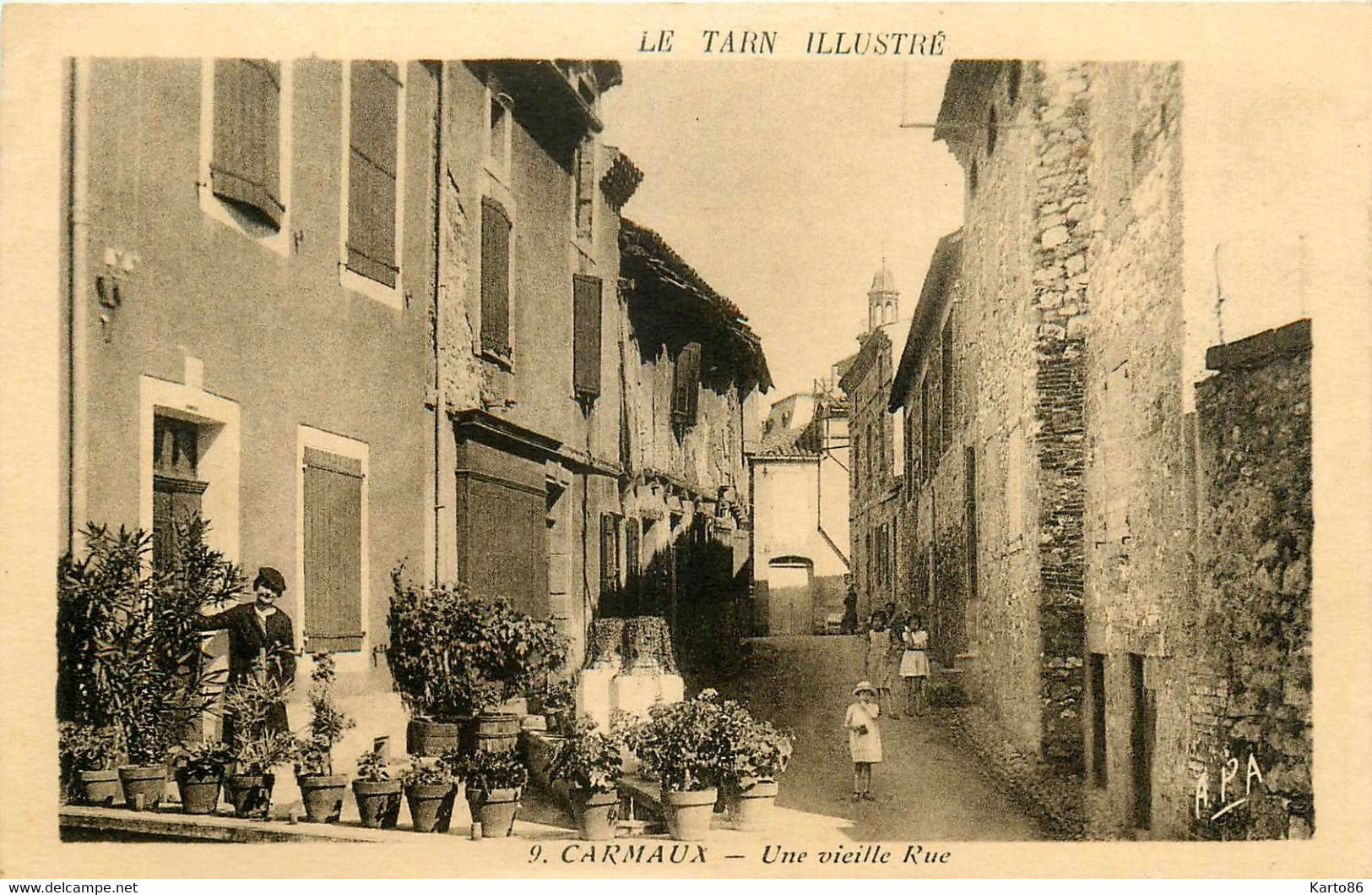 Carmaux * Une Vieille Rue Du Village * Villageois - Carmaux