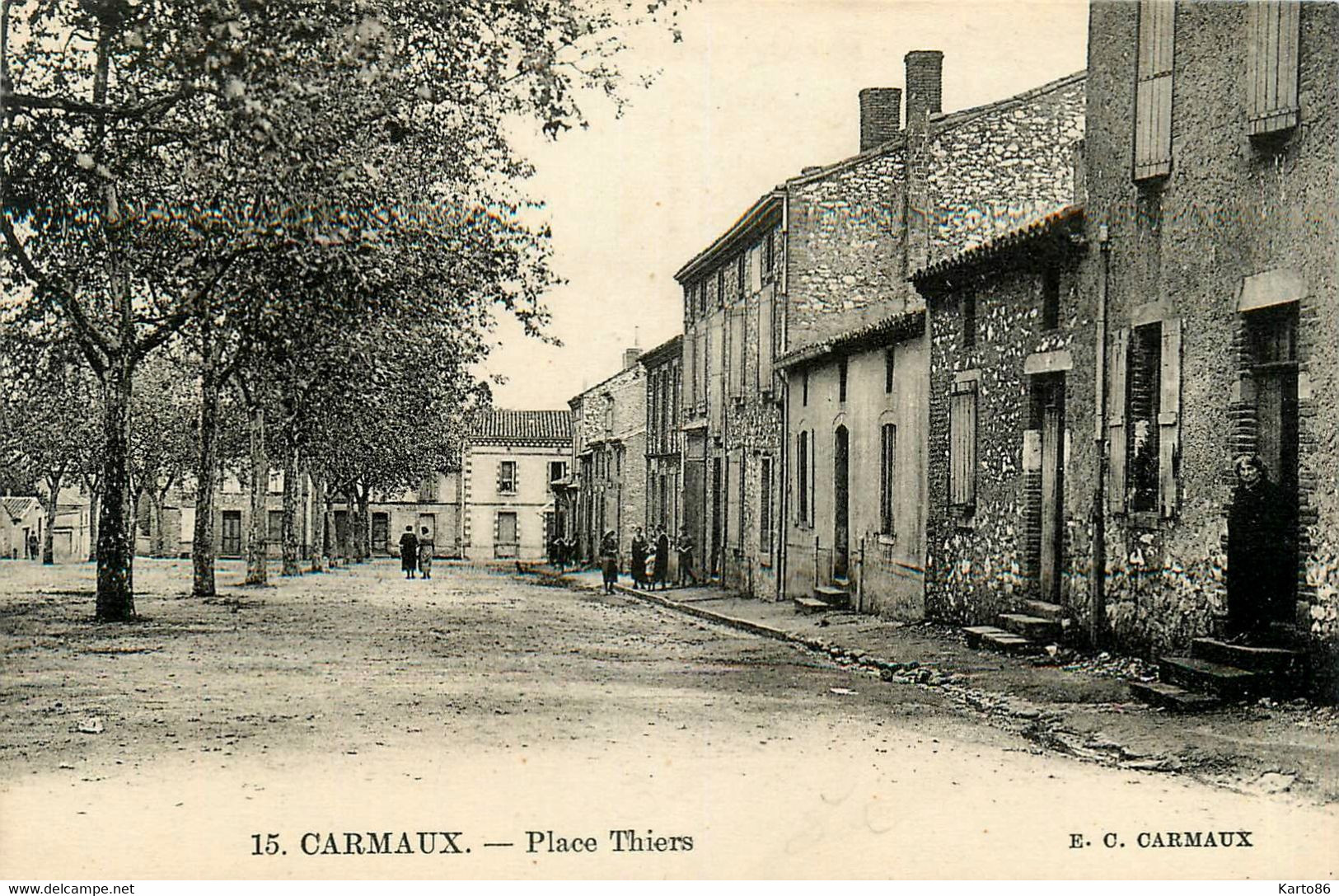 Carmaux * La Place Thiers - Carmaux