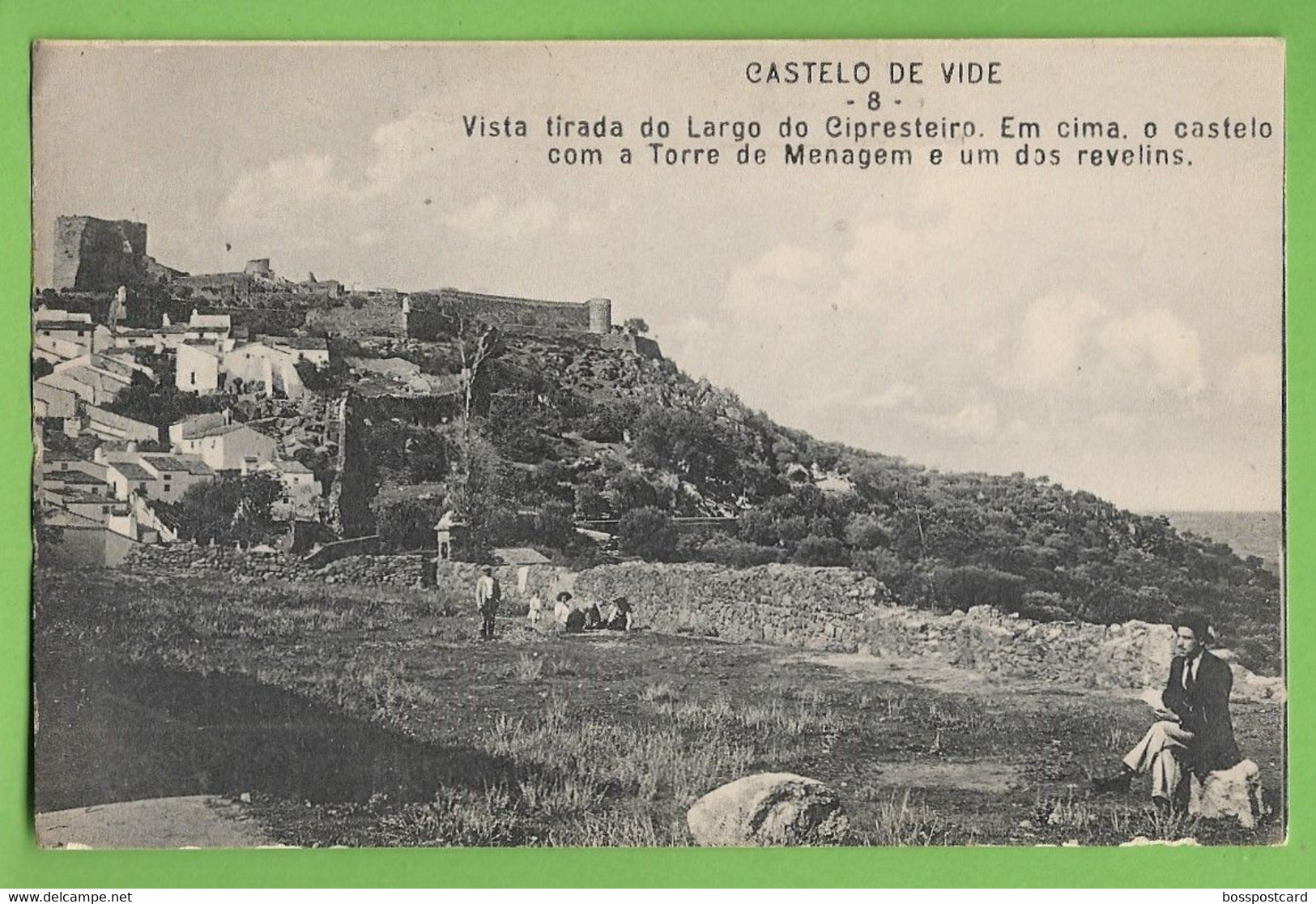 Castelo De Vide - Vista Tirada Do Largo Do Cipresteiro - Castelo. Portalegre. Portugal. - Portalegre