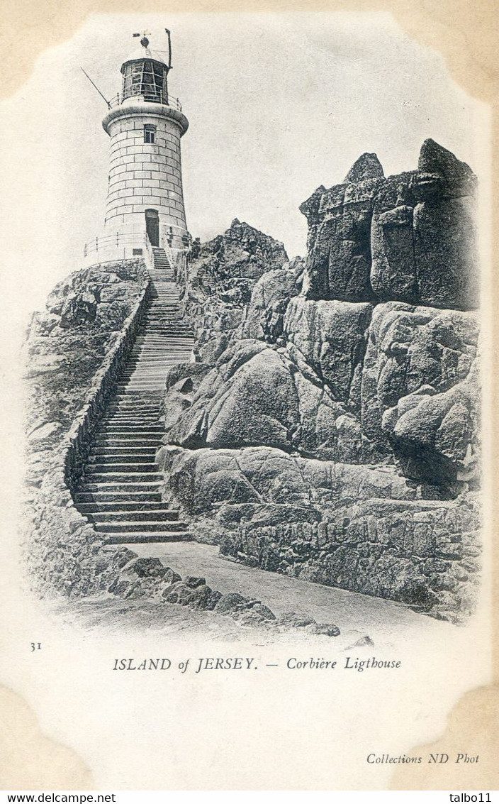 Jersey -  Corbière Ligthouse - St. Helier