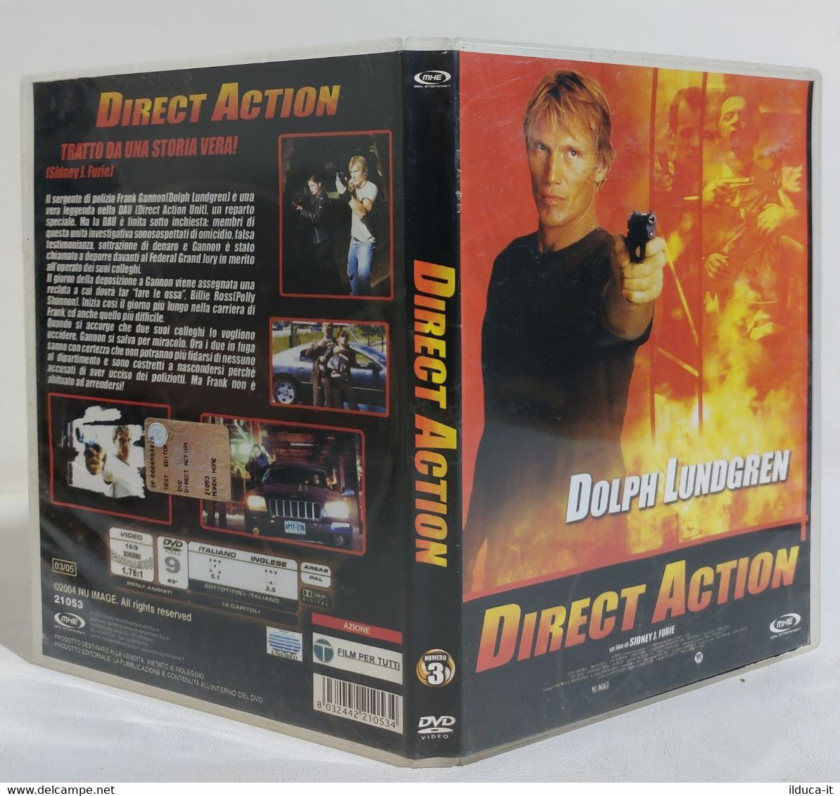 I109605 DVD - DIRECT ACTION - Sidney J Furie - Dolph Lundgren Polly Shannon 2004 - Action, Aventure