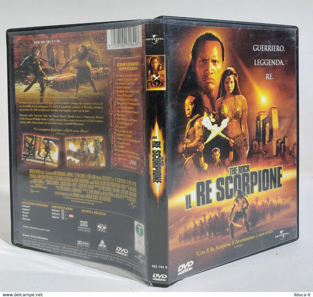 I109610 DVD - IL RE SCORPIONE - Chuck Russell - Dwayne Johnson Steven Brand 2002 - Action, Aventure