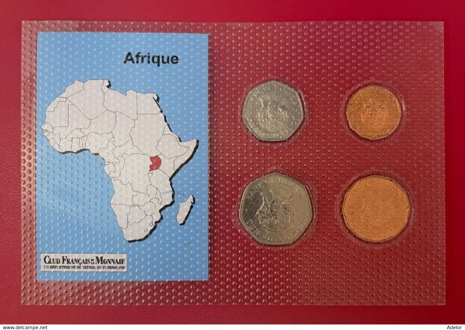 Belle Série De Monnaie De 1 Schilling à 10 Schilling 1987, Ouganda - Ouganda