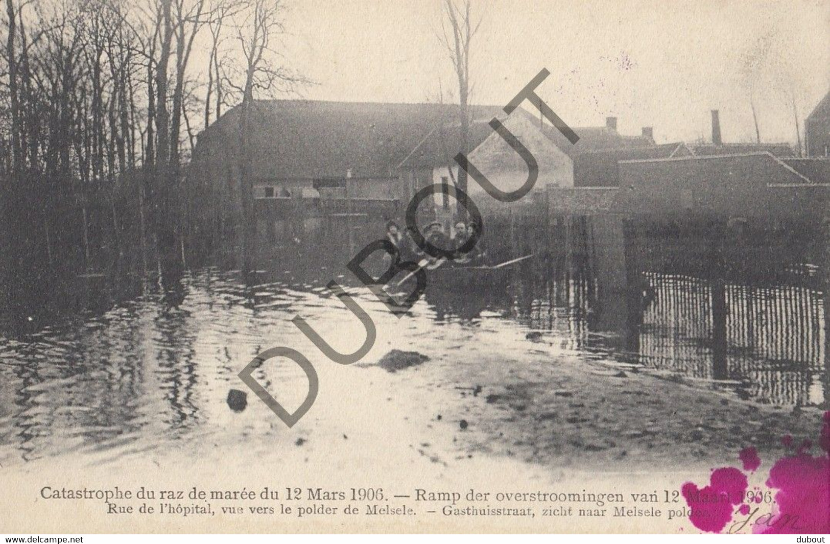 Postkaarte/Carte Postale - MELSELE - Ramp Der Overstromingen Van 12 Maart 1906 (C2783) - Beveren-Waas