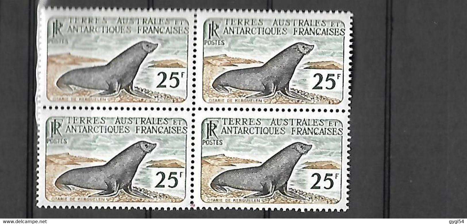 TAAF  1959   Poste   Cat Yt N°  16 X   4   N** MNH - Unused Stamps