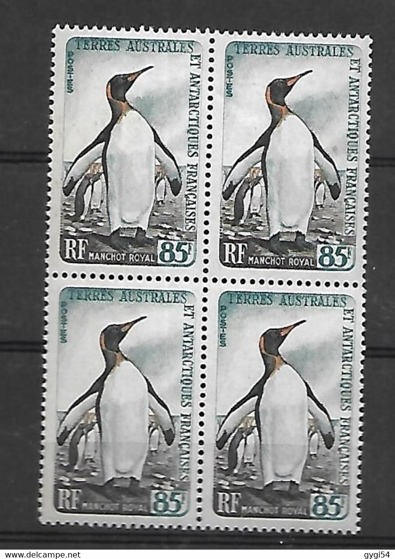 TAAF  1959   Poste   Cat Yt N°  17   X   4   N** MNH - Unused Stamps