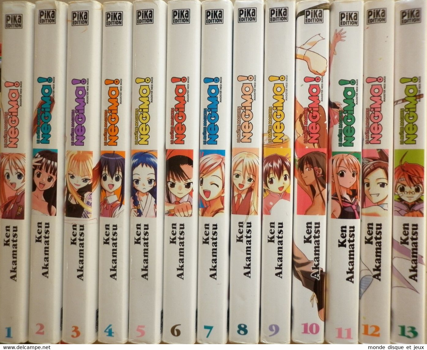 Negima! Le Maître Magicien Mangas Volume 1 à 13 - Wholesale, Bulk Lots