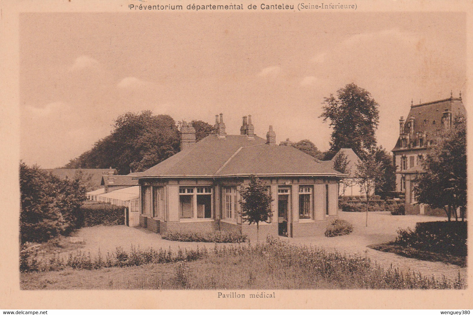 76  CANTELEU ROUEN   Preventorium Départemental De Canteleu    Pavillon Médical   TB  PLAN RARE - Canteleu