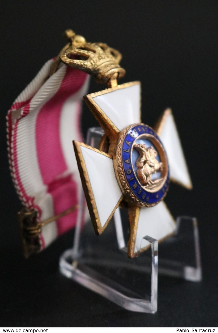 Medalla Premio A La Constancia Militar Fernando VII (modelo Antiguo) - Spanje