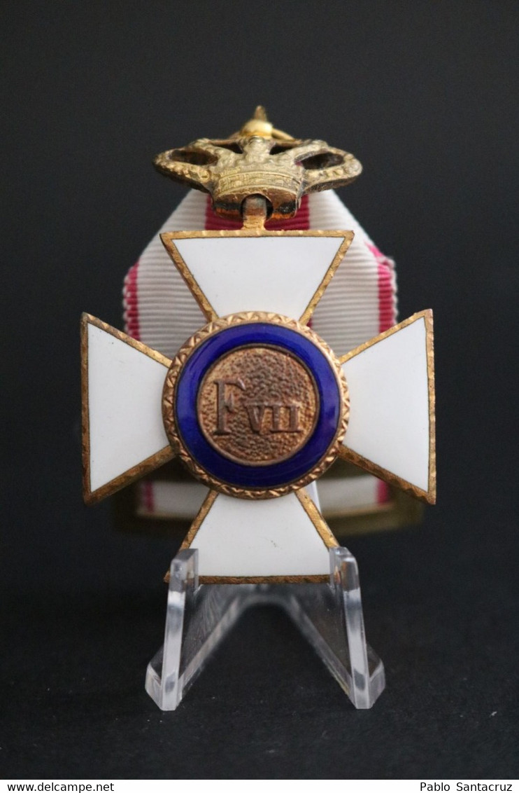 Medalla Premio A La Constancia Militar Fernando VII (modelo Antiguo) - Spanien