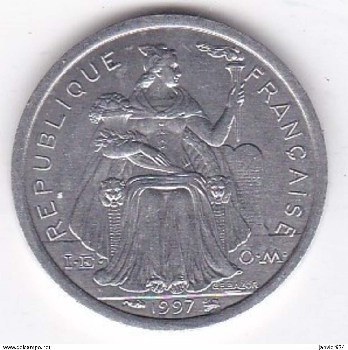 Nouvelle-Calédonie . 1 Franc 2002, En Aluminium . - Nieuw-Caledonië