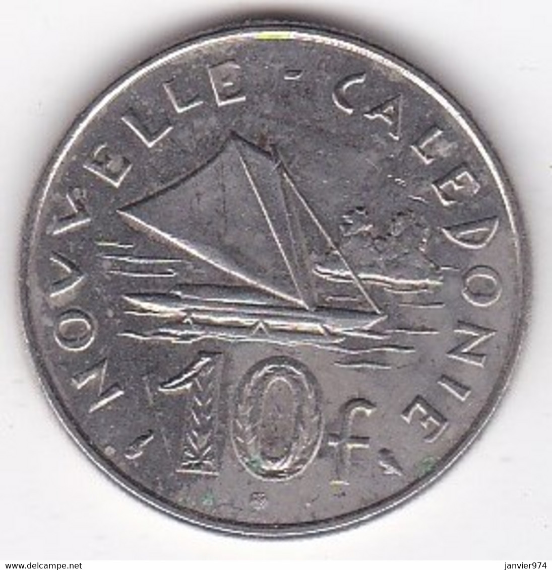Nouvelle-Calédonie. 10 Francs 1973. En Nickel - Nouvelle-Calédonie