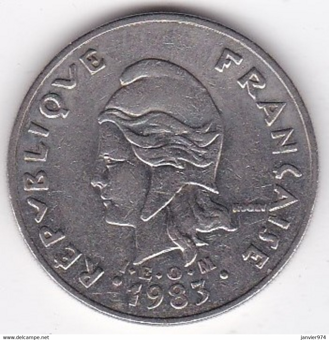 Nouvelle-Calédonie. 20 Francs 1983. En Nickel - Nouvelle-Calédonie