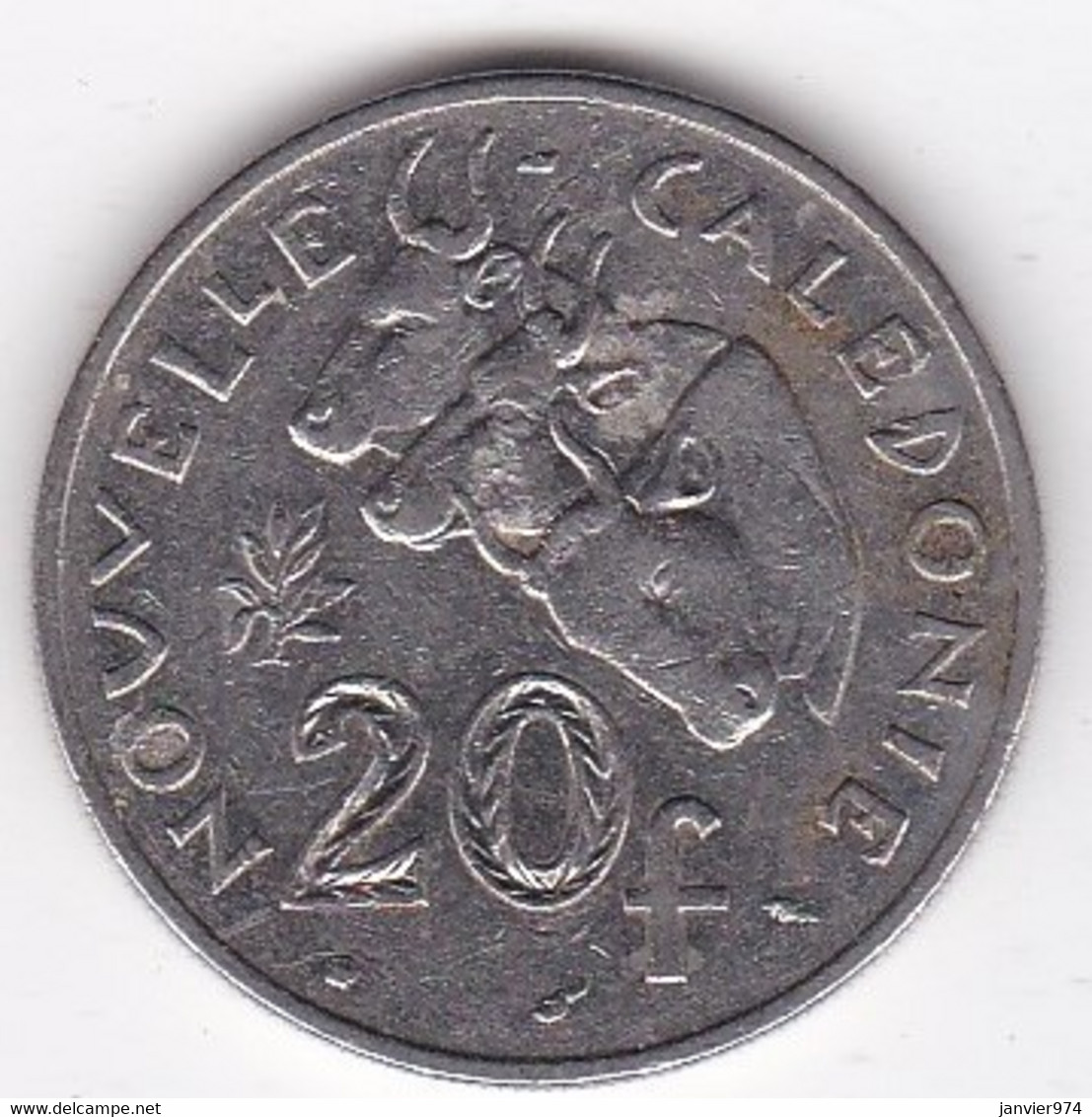 Nouvelle-Calédonie. 20 Francs 1983. En Nickel - New Caledonia