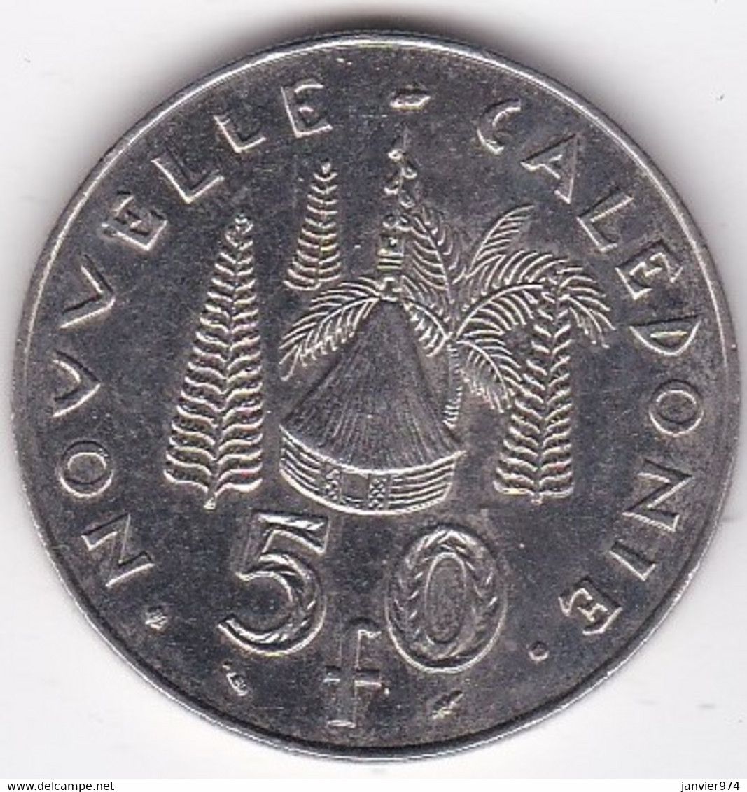 Nouvelle-Calédonie . 50 Francs 1991. En Nickel - Nieuw-Caledonië