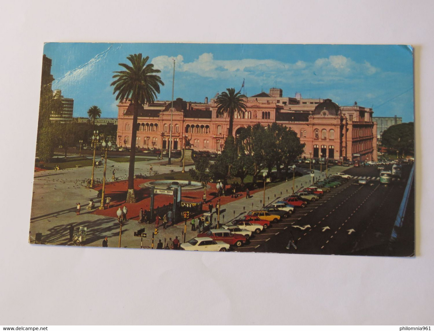 ARGENTINA POSTCARD TO ITALY 1978 - Oblitérés