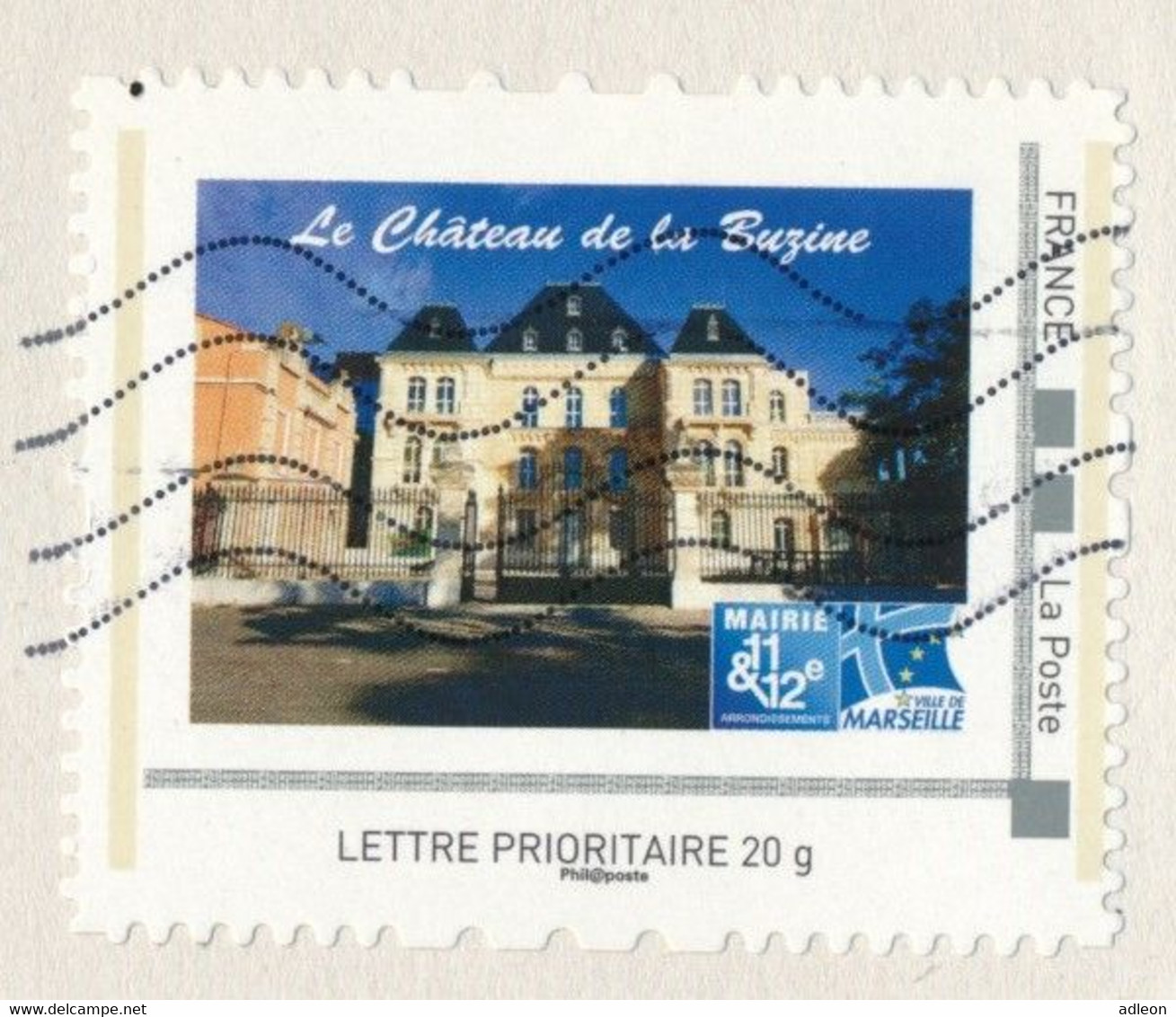 France-IDTimbres - Marseille 11e Et 12e Arrt. Le Château De La Buzine - YT IDT 7 Sur Lettre Du 26-03-2012 - Lettres & Documents