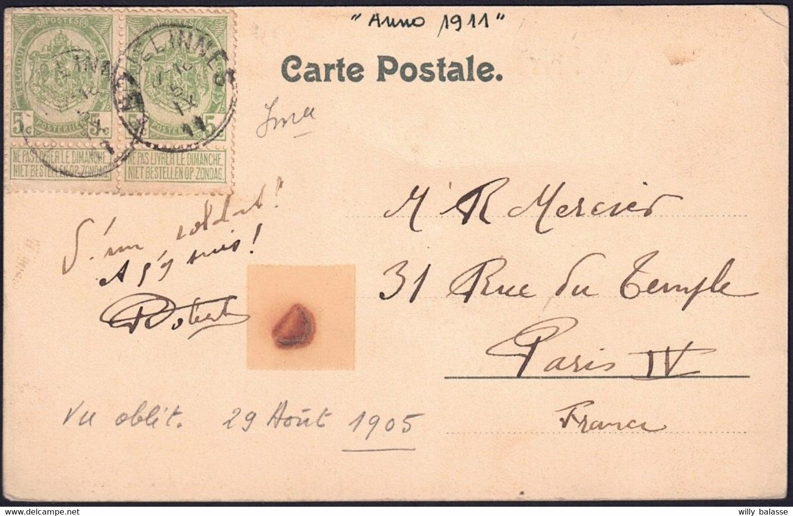 +++ CPA - EPRAVE - Hôtel De La Gare - Café - Attelage   // - Rochefort