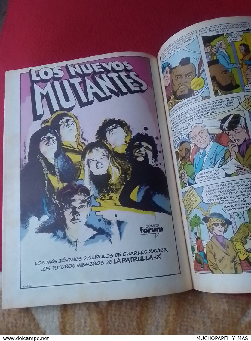 ESPAGNE SPAIN ANTIGUO COMIC TEBEO COMICS FORUM JUVENIL EL EQUIPO A-TEAM Nº 1 1987 SERIE OFRECIDA POR TVE VER FOTOS......