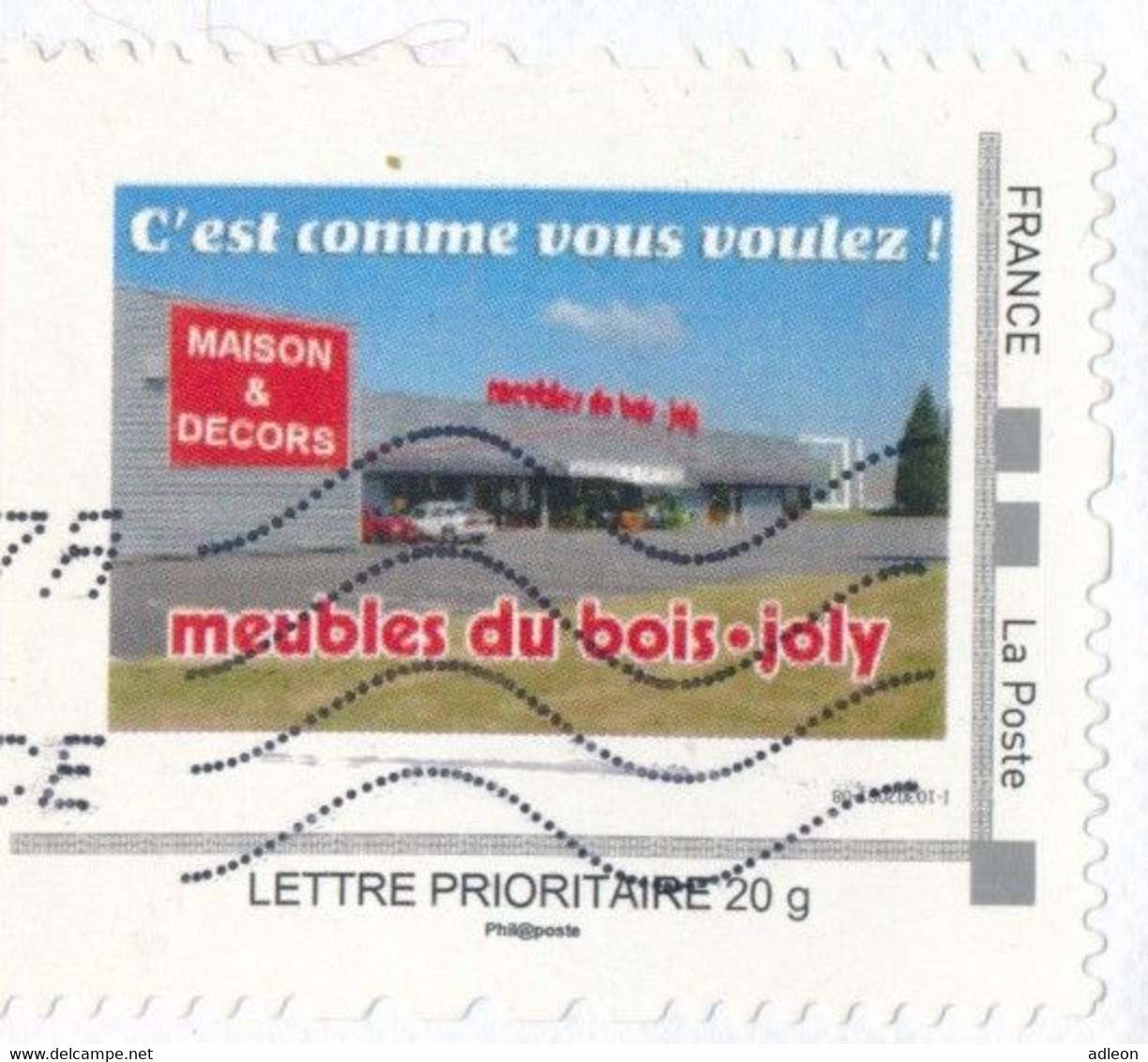 France-IDTimbres - Meubles Du Bois-Joly - YT IDT 7 Sur Lettre Du 08-11-2011 - Cartas & Documentos