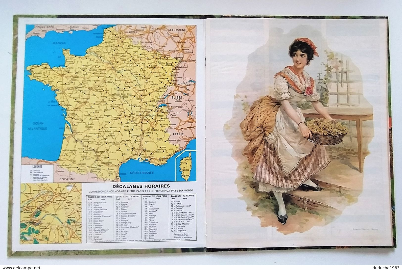 Calendrier La Poste - Almanach PTT 1989 + Poster - Seine Maritime - Big : 1981-90