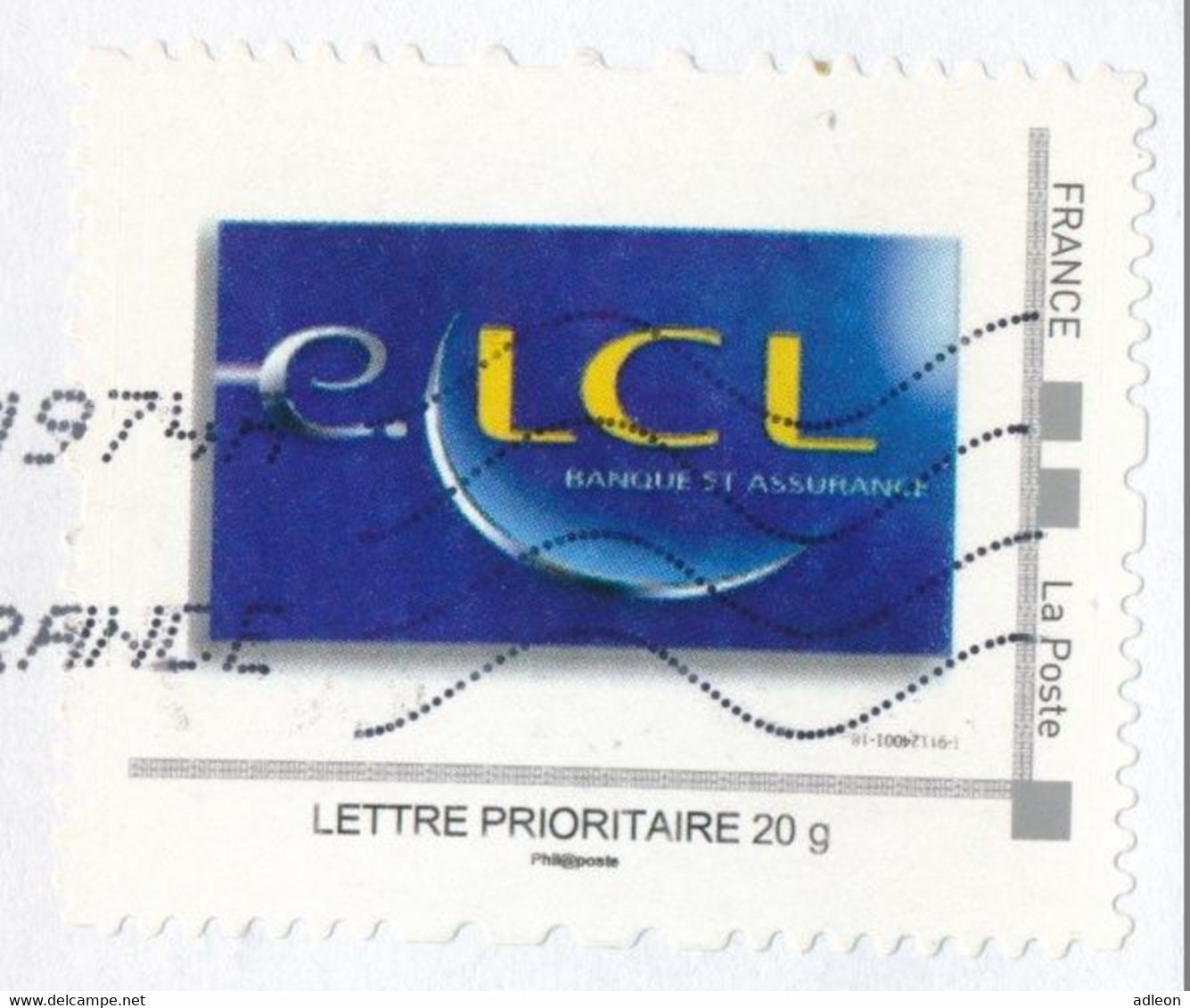 France-IDTimbres - E.LCL Banque Et Assurances - YT IDT 7 Sur Lettre Du 07-12-2010 - Lettres & Documents