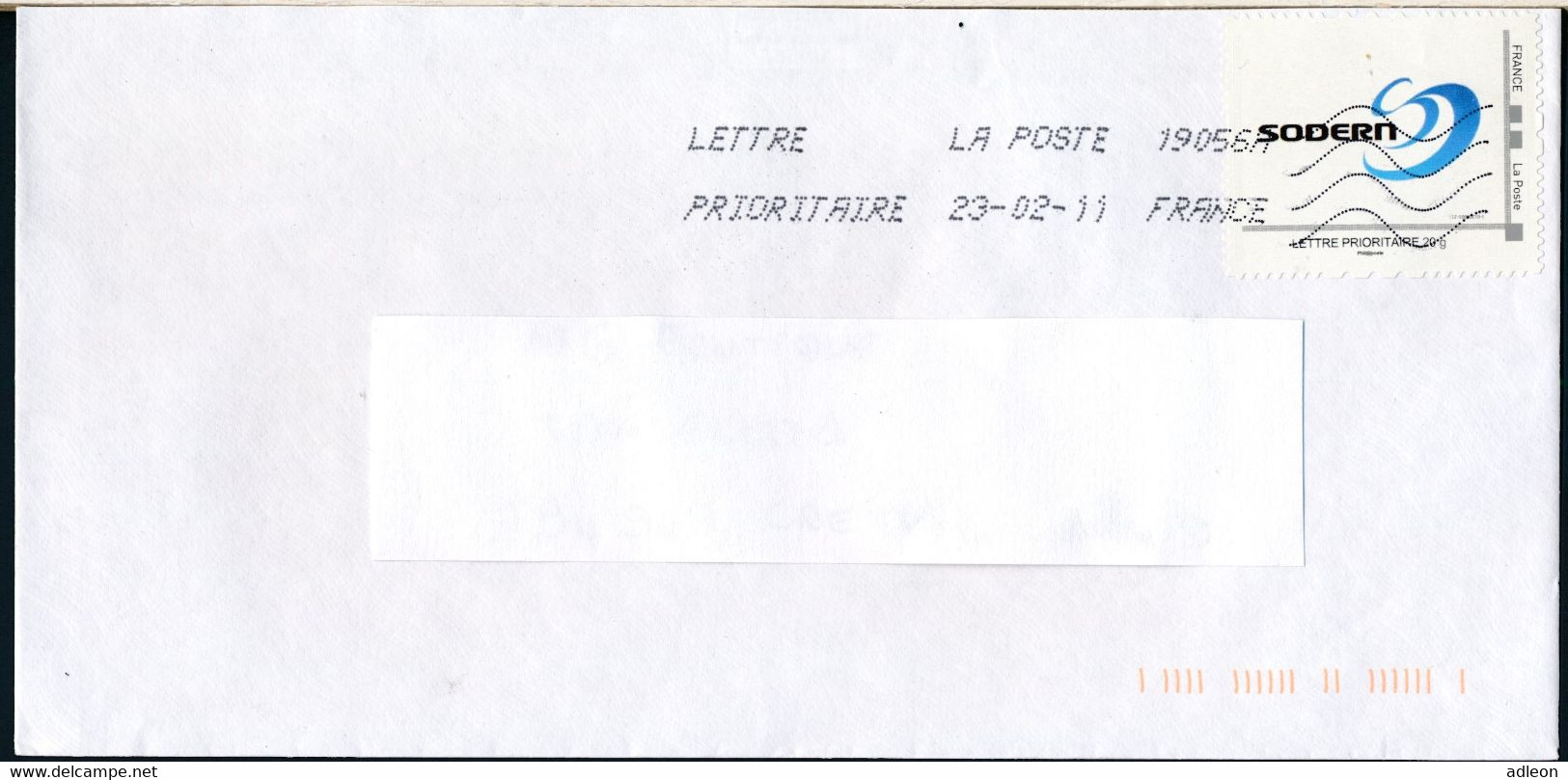 France-IDTimbres - Société SODERN - YT IDT 7 Sur Carte Du 23-02-2011 - Lettres & Documents