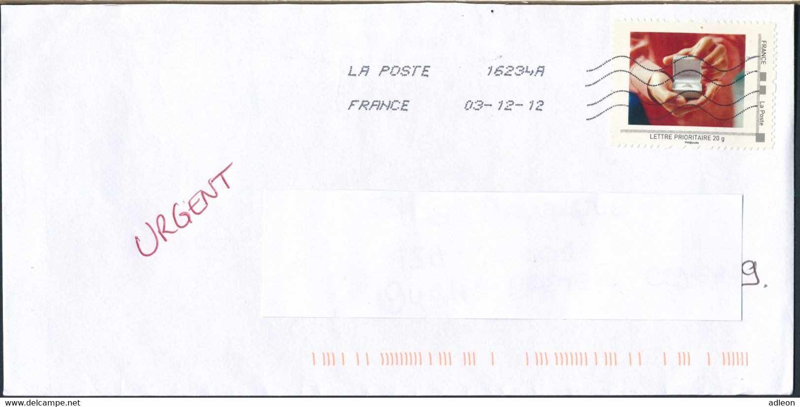 France-IDTimbres - Ecrin Avec Bague - YT IDT 7 Sur Lettre Du 03-12-2012 - Cartas & Documentos