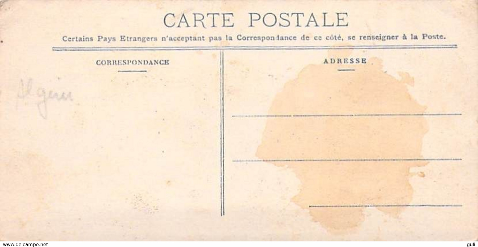 ALGERIE- TEBESSA  Le Cercle Militaire (Militaria) *** Cpa  Format 14 X 7  Cms*** Cpa  Format 14 X 7  Cms *PRIX FIXE - Tébessa