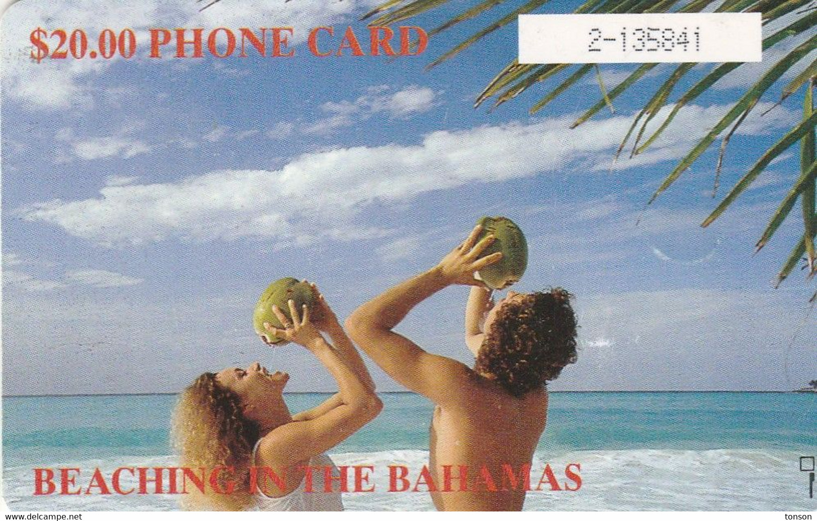 Bahamas, BS-BAT-0007D, Beaching, 2 Scans.    GEM1A (Symmetric Black) - Bahama's