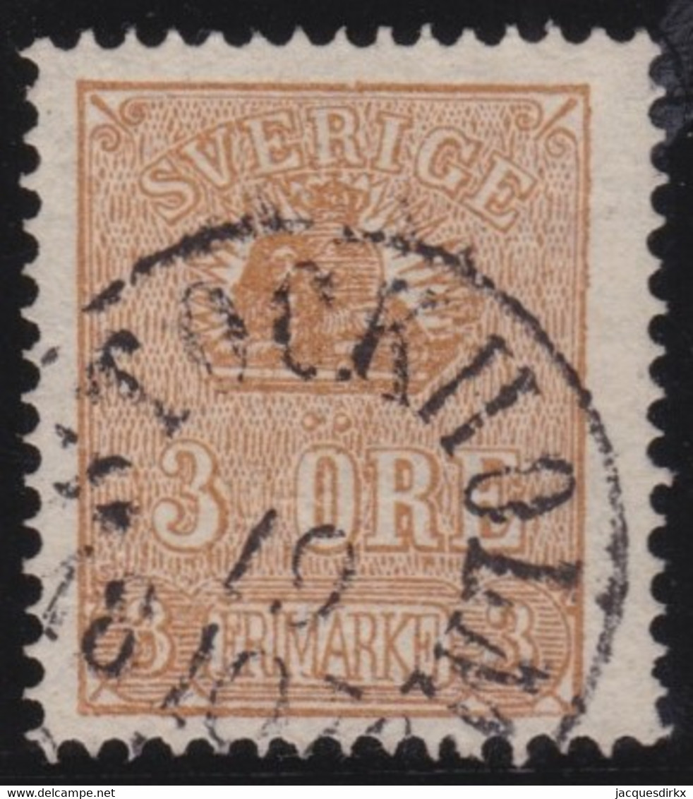 Sweden   .    Y&T   .    12        .     O   .     Cancelled - Used Stamps