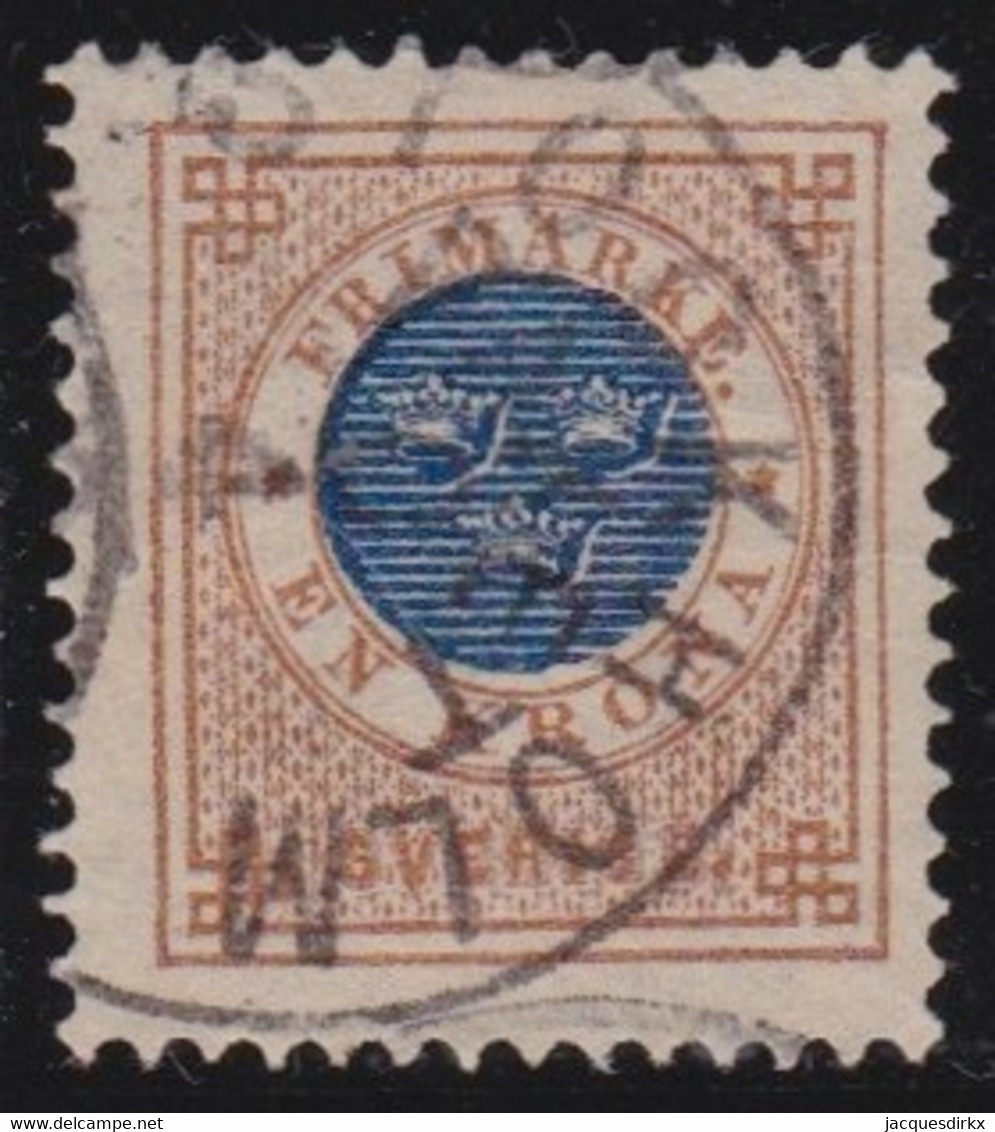 Sweden   .    Y&T   .      38    .     O   .     Cancelled - Used Stamps