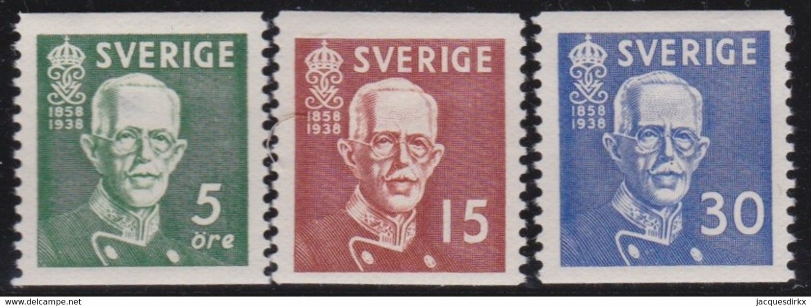 Sweden   .    Y&T   .      254/257   .     *     .     Mint-hinged - Neufs