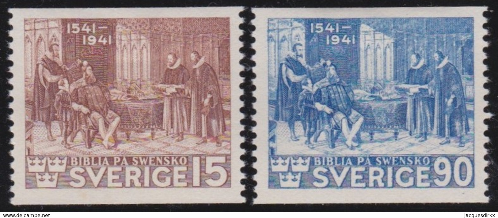 Sweden   .    Y&T   .       287/288        .     *     .     Mint-hinged - Unused Stamps