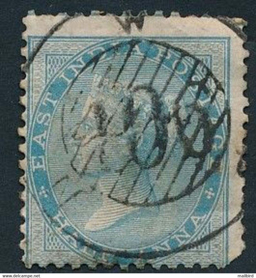 No 106 On Half Anna, British East India Used, Early Indian Cancellations - 1854 Britische Indien-Kompanie